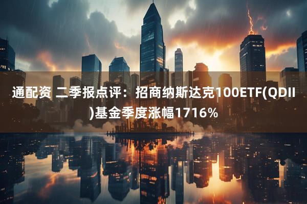 通配资 二季报点评:招商纳斯达克100ETF(QDII)基金季度涨幅1716%